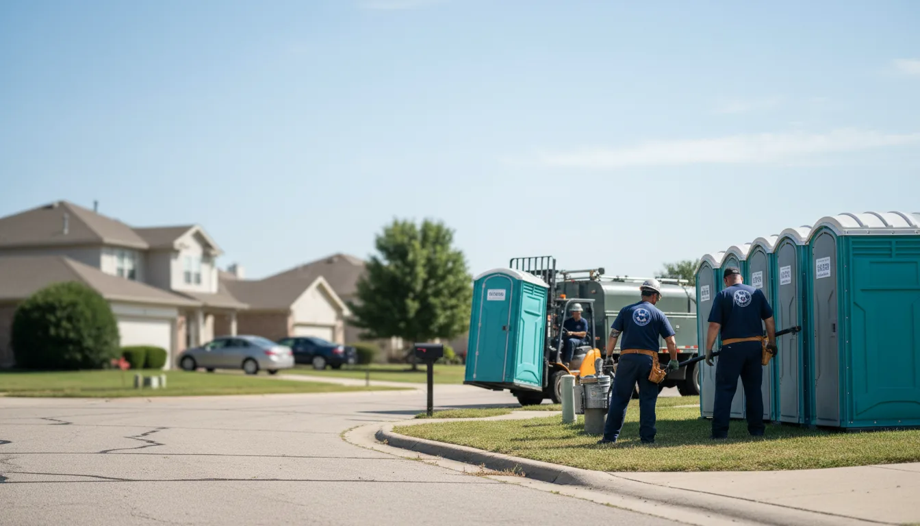 Porta Potty Rental in Ravia, OK near me